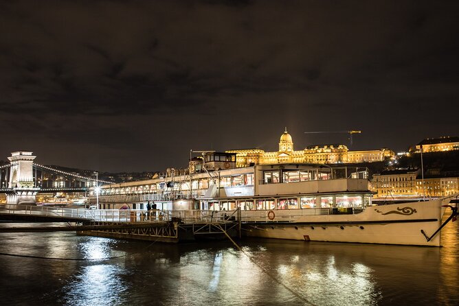 10PM Budapest Danube Cruise with Live Music & Food or Drinks - UNESCO skyline at night: Parliament, Castle Hill, and bridge views
