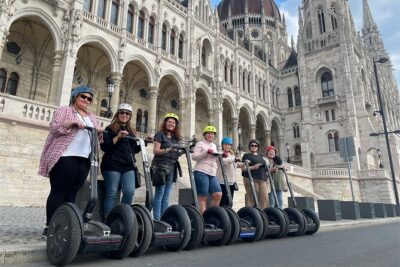3 Hours Budapest Segway Grand City Tour Buda, Margaret and Pest - The castle district viewpoint run: Chain Bridge sightlines and Matthias Church payoff