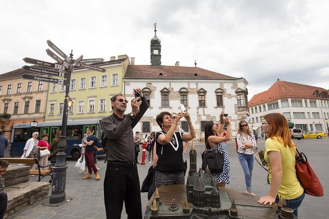 Buda Castle District Walk with Entry to Matthias Church - Starting at Holy Trinity Column: the history compass