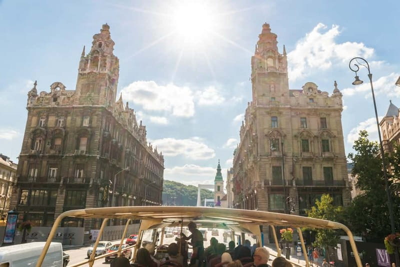 Budapest: Big Bus Hop-On Hop-Off Tour & Danube River Cruise - Audio commentary and “comfort wins” on an open-top bus