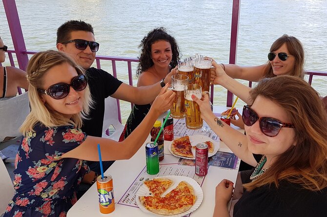 Budapest Danube Pizza Cruise with Welcome Drink - More landmarks after the bridges: university, theatre, Petőfi, and Balna