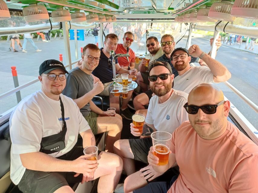 Budapest: eBeerBus Sightseeing Tour - The big draw: unlimited Hungarian draft beer plus your soundtrack
