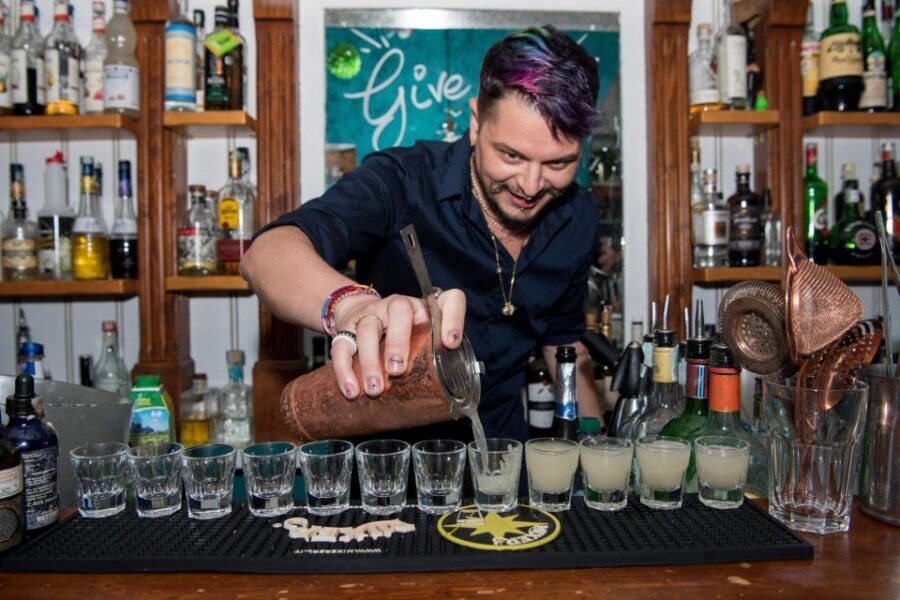 Budapest: Guided Bar Crawl Walking Tour - Stop 3 on Wesselényi utca 21: short stop, lots of payoff