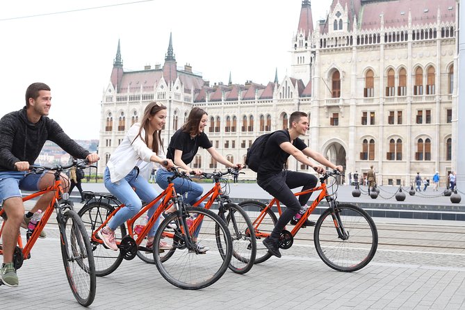 Budapest Historic Downtown Bicycle Tour in small groups - City Park by Bike: seasonal ice skating, boating, and big-city leisure