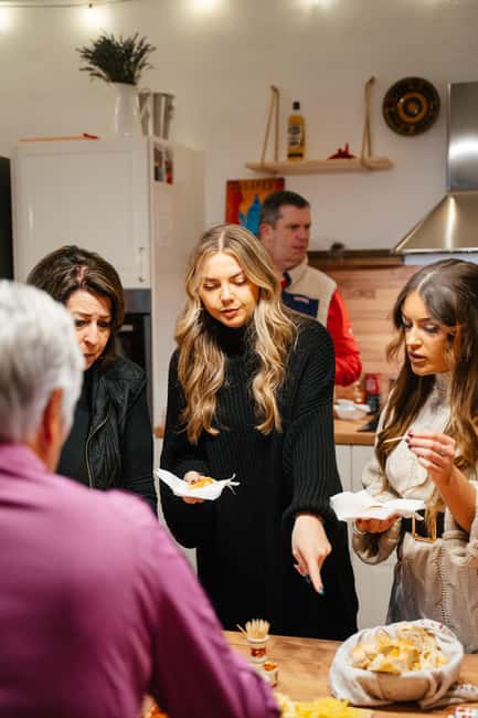 Budapest: Hungarian Cooking Class and Market Walk - From market to apartment: appetizers, snacks, and Hungarian drinks