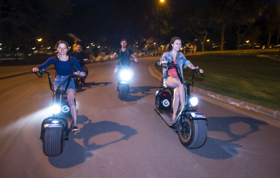 Budapest: Night Tour on MonsteRoller e-Scooter - Buda Castle District: guided time that helps the lights make sense