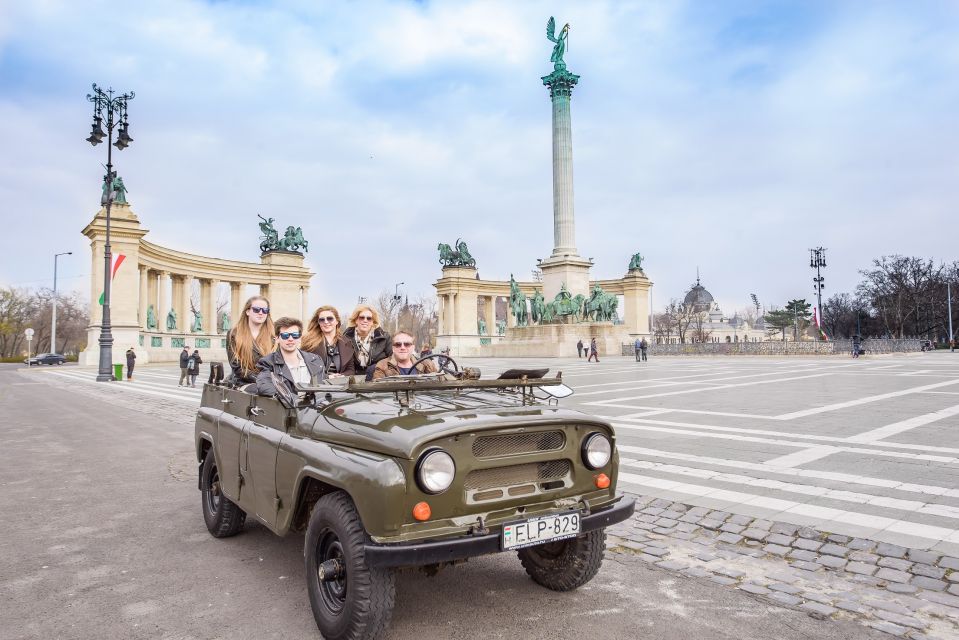 Budapest: Private City Tour with a Vintage Russian Jeep - Shoes on the Danube Bank + Chain Bridge: A Daytime Reminder Moment