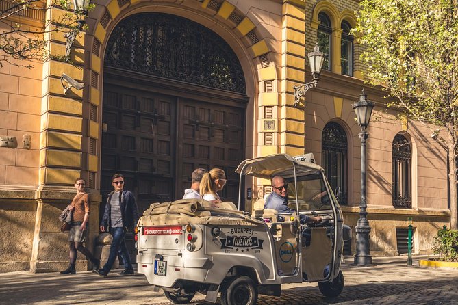 Budapest Romantic Private Tuk Tuk Tour - Várkert Bazaar and the Castle-hill ramp-up