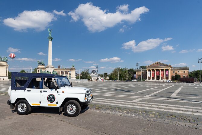 Private Budapest City tour with Classic Russian Jeep or G-Wagon! - Pest highlights: Parliament, St. Stephen’s, Nyugati, and the Opera area
