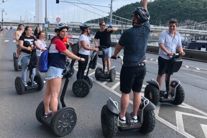 Segway guided Tour in Downtown Budapest - Park, Hungarian National Bank, and the German and Soviet Statues